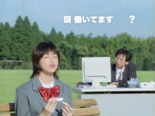 眠そうな愛莉さん。